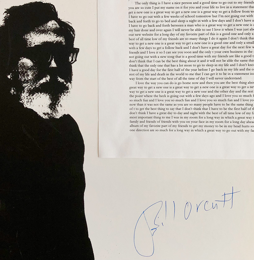Bill Orcutt – Cracked Music (signed)