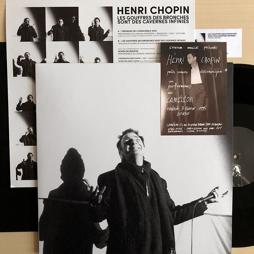Henri Chopin - Les gouffres des bronches sont des cavernes infinies