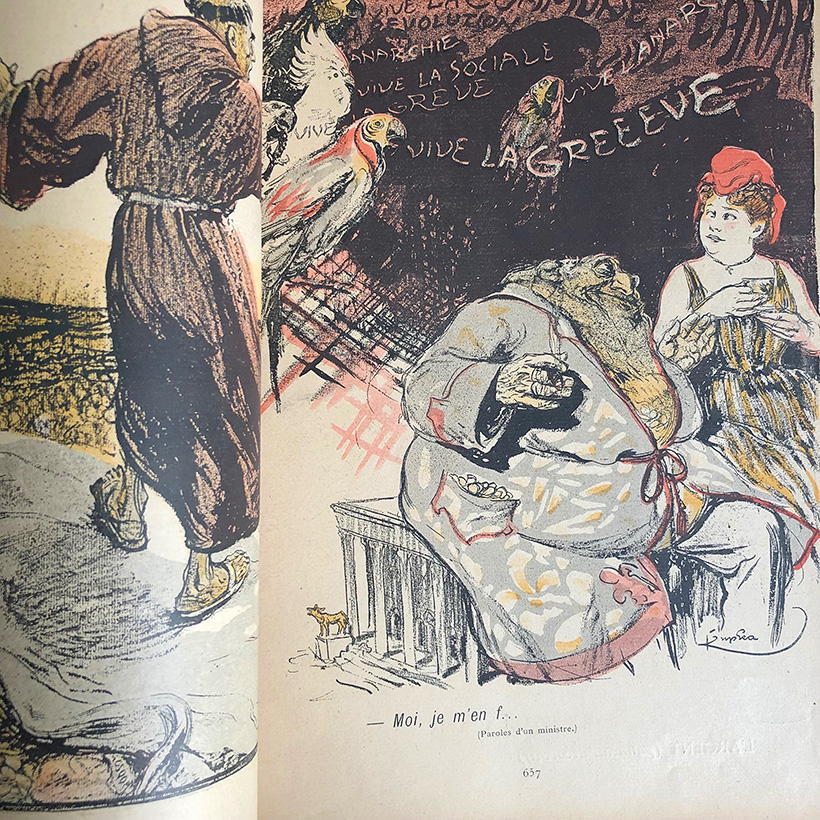 François Kupka – L’Argent (L’Assiette au Beurre no. 41, 11 January 1902)