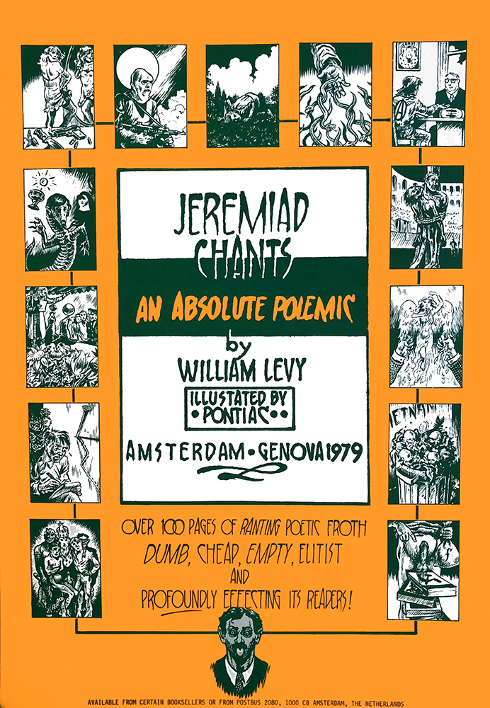 Jeremiad Chants poster illustrated by Peter Pontiac