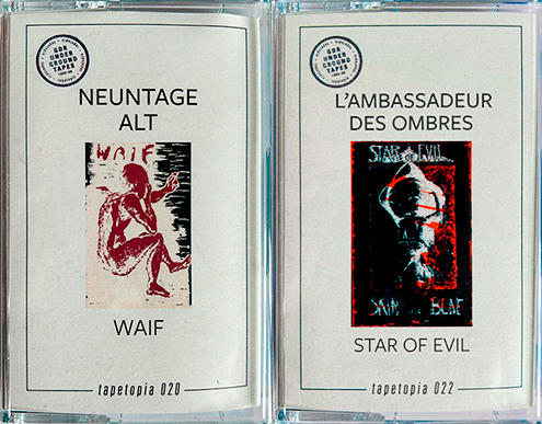 Neuntage Alt & L’Ambassadeur des Ombres: two new cassettes in the tapetopia series
