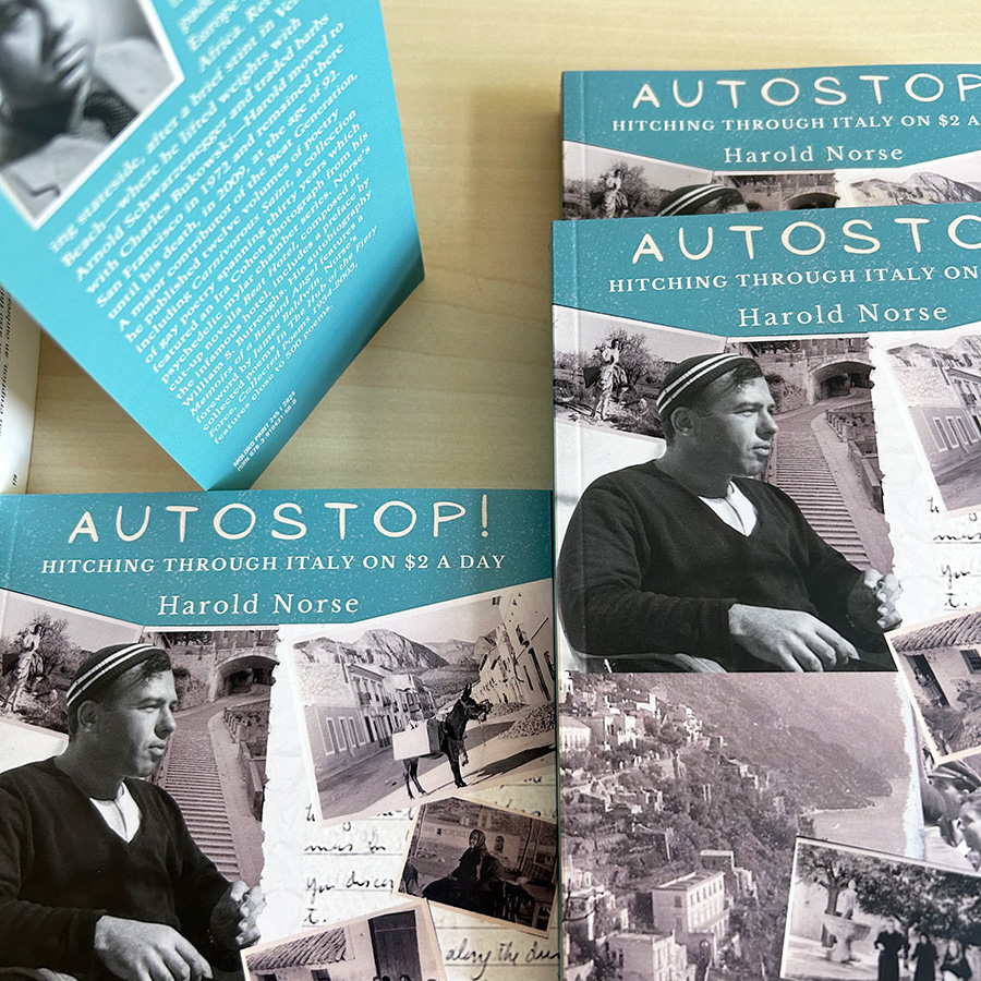 New arrival from Moloko+: Harold Norse – Autostop! (Hitching through Italy on $2 a Day)